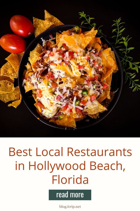 Hollywood Beach offers an Old Florida feel that travelers love. This is even showcased by these Hollywood Beach local restaurants as they strive to serve delicious dishes with regional flair. Read more. Hollywood Florida Restaurants, Cocoa Beach Florida Restaurants, Ft Walton Beach Florida Restaurants, Fort Walton Beach Florida Restaurants, Miramar Beach Florida Restaurants, Hollywood Beach Florida, Hollywood Restaurants, Hollywood Florida, Hollywood Fl