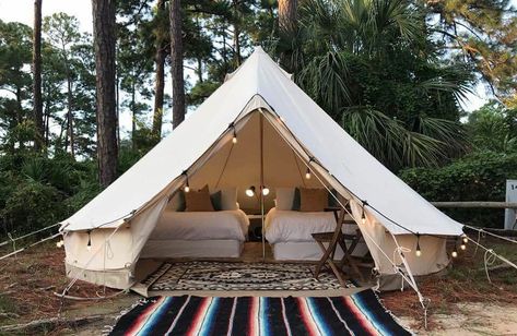 Sibley 500 Pro Camper Traveling, Tent Ideas, Florida Getaway, Glamping Tent, Florida Camping, Camping Photo, California Camping, Luxury Glamping, Camping Beach