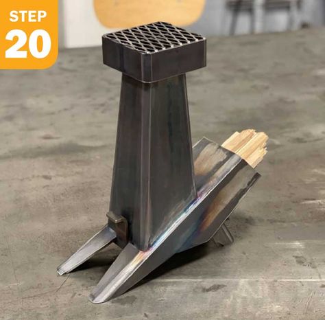 Jet Stove, Stove Design, Diy Rocket Stove, Rocket Stove Design, How To Weld, Wood Burning Heaters, Diy Wood Stove, Machining Metal Projects, Bbq Grill Design