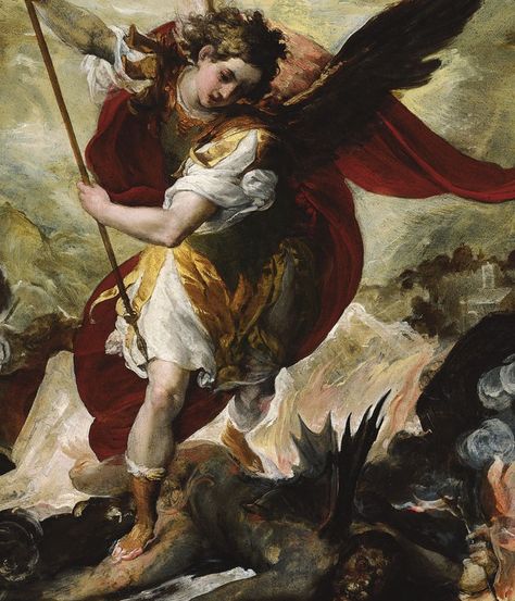 St. Michael is one of the Archangels and is mentioned several times in the Bible. Saint Michael, Angel