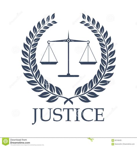 Justice scales and law vector laurel wreath icon. Illustration about emblem, court, advocate, advocacy, juridical, isolated, graphic, insignia, coronal, icon, jurisdiction - 85748435 Attorney Office, Justice Scales, Lawyer Logo, Justice Scale, Law Icon, Seal Design, Laurel Wreath, Logo Business, Business Card Logo