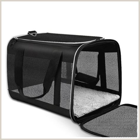 Tomykii Pet Carrier,Soft-Sided Collapsible Cat Dog Carrier, Pet Travel Carrier Bag for Small Fleece Pet Bed, Cats Accessories, Cat Travel Carrier, Small Pet Carrier, Pet Travel Carrier, Cat Carrier Bag, Pet Travel Bag, Mafia Boss, Travel Carrier