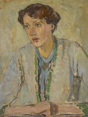 Dora Carrington, Virginia Wolf, Duncan Grant, Vanessa Bell, Bloomsbury Group, People Reading, Portrait Of A Woman, Oil Portrait, Virginia Woolf