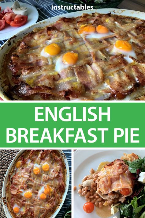 Uk Breakfast, Four And Twenty Blackbirds, British Breakfast, Breakfast Pie, International Food Recipes, Man Recipes, British Cooking, Scottish Food, Irish English