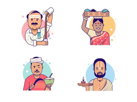 Characters - Exploration by ranganath krishnamani | Dribbble Indian Illustration, Animation Sketches, Graffiti Characters, Indian Folk Art, Car Illustration, Indian Paintings, Character Reference, Indian Art Paintings, Kid Character