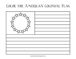 Homeschooling with a Classical Twist: Original 13 Colonies and Colonial Flag {Printable} Betsy Ross Flag Printable, 13 Colonies Flag, Colonial Activities, 13 Colonies Activities, Middle Colonies, American Flag Coloring Page, Patriotic Crochet, Morning Baskets, History Crafts