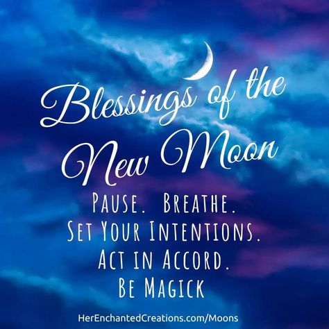 Blessings of the New Moon New Moon Chant, Manifestation New Moon, New Moon Blessings, Full Moon Prosperity Spell, Full Moon Wish Spell, Full Moon Abundance Spell, New Moon Phase, Casting A Spell, Moon Magick