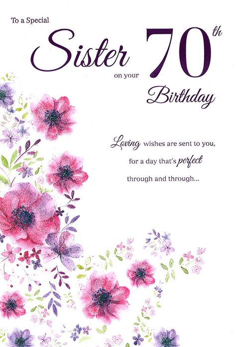 Happy 70th Birthday Sister, 70th Birthday Wishes For Women, 70th Birthday Cards For Women Handmade, Happy 70th Birthday Wishes Female, 70th Birthday Images, Sally Special, 70th Birthday Wishes, Sympathy Thoughts, Birthday Wishes For Women