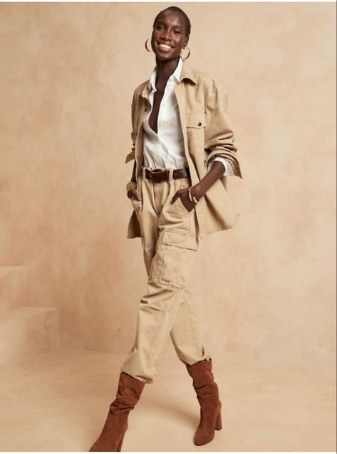 Safari Chic Outfits, Safari Outfit Women, Safari Outfit, Safari Outfits, Stylish Outfits For Women Over 50, Safari Chic, Safari Shirt, Adventure Outfit, Plus Size Winter