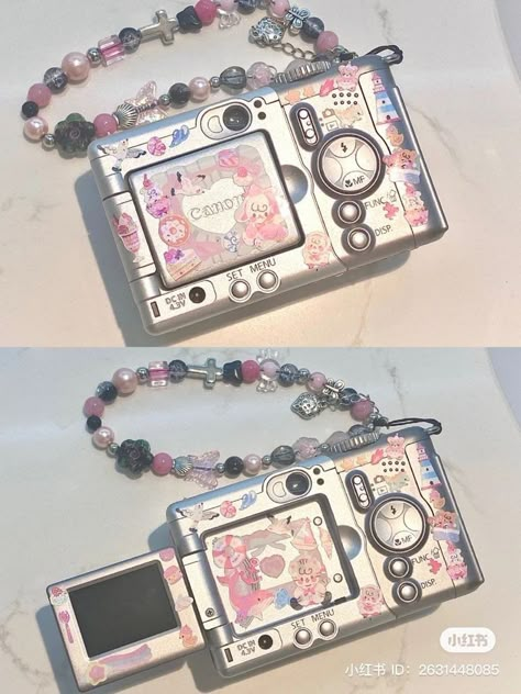 Cyberpunk Accessories, Digi Camera, Ulzzang Cute, Camera Decor, Best Digital Camera, Cute Camera, Retro Gadgets, Ipad Bag, Camera Digital