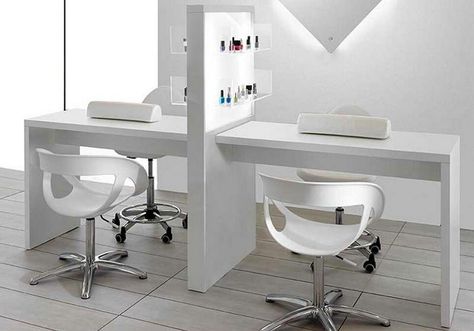 New double white beauty stations nail desks manicure bar tables salon furniture-Beauty SPA Equipment Hair Salon Furniture Manufacturers, Suppliers | Made-in-China Nail Shops, Salon Interior Design Ideas, Manicure Station, Pedicure Station, Nail Salon Interior Design, Nail Salon Interior, Nail Salon Furniture, Spa Room Decor, Nail Table