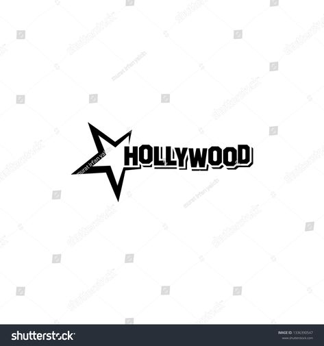 Hollywood Font, Hollywood Logo, Hair Salon Logos, Creative Logo Design, Drawing Examples, Red Girl, Tattoo Script, Ad Creative, Logo Design Creative