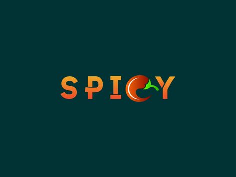 Spicy Logo, Logo Snack, Snack Logo, Hot Sauce Packaging, Mexican Restaurant Design, Cook Home, Logo Cafe, Sauce Packaging, Word As Image