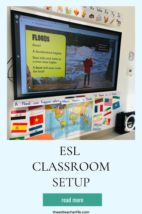 Are you looking for some ESL classroom setup tips? Check out the article on my website to learn more about preparing your room for your multilingual learners. Esl Classroom Set Up, Esl Classroom Decor, Multilingual Learners, Language Proficiency Levels, Listening Station, Classroom Arrangement, Teaching Esl, Language Levels, Writing Station