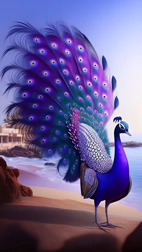 Rainbow Wallpaper Backgrounds, Birds Photography Nature, Peacock Pictures, Purple Flowers Wallpaper, Peacock Wall Art, Amazing Animal Pictures, Jesus And Mary Pictures, Flowery Wallpaper, Beautiful Wallpaper For Phone