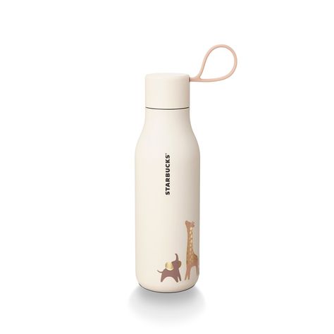 Starbucks Elephant and Giraffe Stainless Steel Water Bottle 20oz | Starbucks Coffee Company Korean Water Bottle, Fame Outfits, Elephant And Giraffe, Canteen Bottle, Starbucks Bottles, Starbucks Water Bottle, Music Supplies, School Water Bottles, Trendy Water Bottles