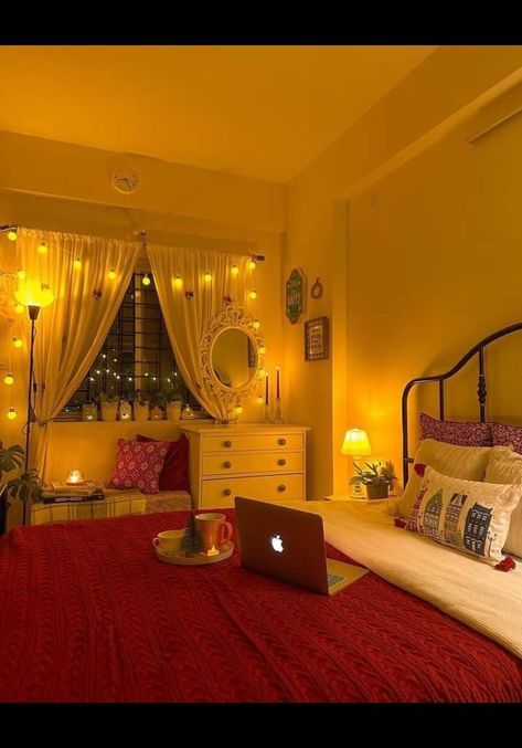 Cozy Married Couple Bedroom, Cozy Couple Bedroom Aesthetic, Indian Aesthetic Bedroom, Women Small Bedroom Ideas, Small Couple Bedroom Ideas, Couple Bedroom Ideas Married, Bedroom Windows Ideas, Married Couple Bedroom Ideas, Apartment For Couples