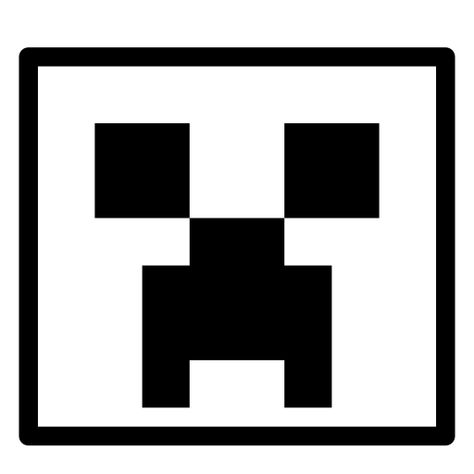 Black Minecraft Icon, Free Minecraft Svg, Free Minecraft Svg Files For Cricut, Minecraft Svg Cricut Free, Minecraft Symbols, Minecraft Scrapbook, Minecraft Cricut, Minecraft Graphics, Minecraft Svg