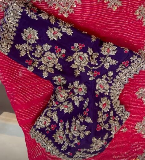 Banaras Blouse Work Designs, Heavy Embroidery Blouse Designs, Pattu Hands Blouse Designs, Maggam Work Bridal Blouse Designs, Maggam Work On Blue Blouse, Heavy Blouse Work Designs, Heavy Maggam Work Designs, Heavy Maggam Work Blouses, Paithani Blouse Work Designs