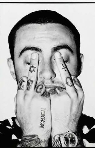 Posters For Room Music, Black White Lockscreen, Mac Miller Print, Cool Posters For Room, White Lockscreen, Mac Miller Poster, Hypebeast Iphone Wallpaper, Room Music, Funky Rugs