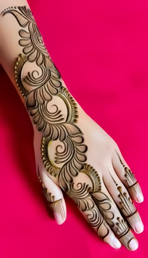 Both Back Hand Mehndi Designs, Back Arabic Mehndi Designs, Mehndi Designs For Hands Simple Front, Back Arabic Mehendi Designs, Arabic Mehndi Designs Right Hand, Mehndi Designs New Beautiful, Latest Simple Mehndi Designs Back Hand, Arabic Mehendi Designs For Hands, Mahedi New Design