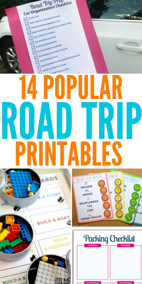 Are We There Yet Road Trip, Road Trip Printables, Road Trip Bingo, Road Trip Checklist, Organization Travel, Trip Activities, Car Activities, Road Trip Activities, Car Trip