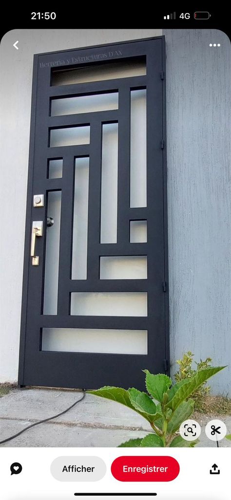 Gate Design Modern, Modern Window Grill, Home Window Grill Design, Porte In Ferro, Grill Designs, Window Grill Design Modern, Gate Garden, Gate Designs Modern, Gate Wall Design