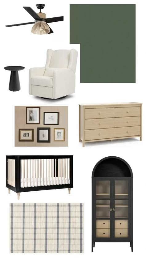 Nursery Inspo for Baby Boy! #ralphlaurenvibes #moody #neutral #nursery #homedecor  Follow my shop @Charliestyleslocal on the @shop.LTK app to shop this post and get my exclusive app-only content!  #liketkit #LTKHome #LTKBaby #LTKKids @shop.ltk https://liketk.it/4UvaI Green Black Nursery, Moody Boy Nursery, Moody Baby Nursery, Hunter Green Nursery, Tan Nursery, Modern Baby Boy Nursery, Green Nursery Boy, Modern Boy Nursery, Moody Neutral