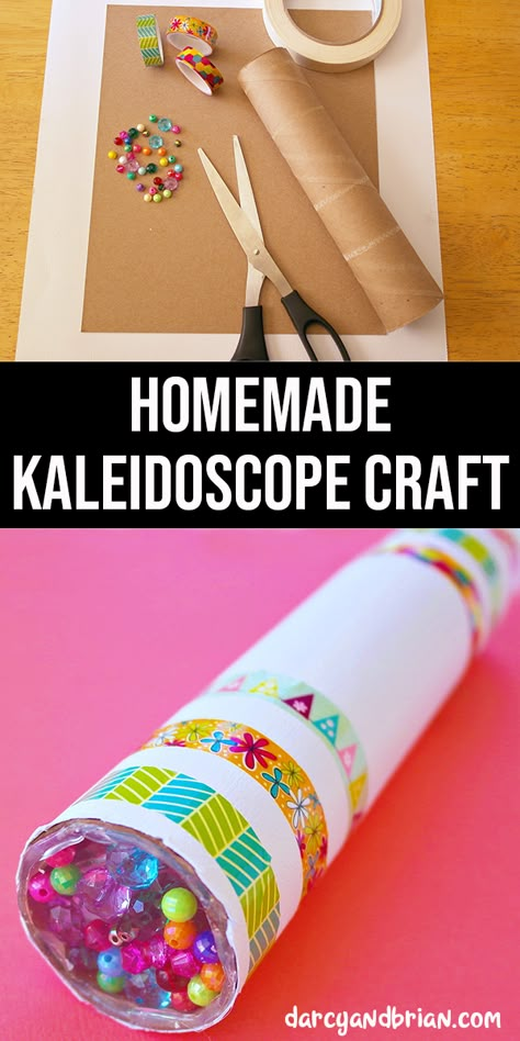 Prek Projects Ideas, Color Projects For Elementary, Preschool Telescope Craft, Toilet Paper Roll Kaleidoscope, Paper Towel Roll Kaleidoscope, Recycle Repurpose Diy Kids, Fun School Age Activities, Crafts With Paper Towel Tubes, Diy Kelidoscope Kids