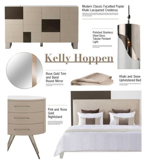 "Bedroom Decor - Kelly Hoppen" by kathykuohome ❤ liked on Polyvore featuring interior, interiors, interior design, home, home decor, interior decorating, Kelly Hoppen, bedroom, gold and bedroomdecor Kelly Hoppen Bedroom, Interiors 2023, Kelly Hoppen Interiors, Gold Nightstand, Decorating Bedroom, Womens Boho Dresses, Kelly Hoppen, Tufted Bed, Modern Nightstand