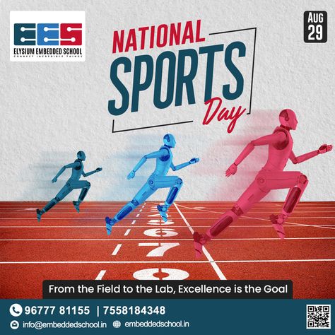 🏆 From the Field to the Lab Celebrating Excellence on National Sports Day with Elysium Embedded School 🏆

#ElysiumEmbeddedSchool #NationalSportsDay #NationalSportsDay2024 #SportsDay #SportsDay2024 #Sportsmanship #Teamwork #PhysicalFitness #ExerciseDaily #SportsLove #FitnessMotivation #HealthyHabits #SportsEvents #NationalSportsDay  #SportsDay2024 #SportsDayCelebration #YouthSports #FitnessMotivation #SportsVibe #CelebratingAthletes #CelebrateSports #Sportsmanship #nationalsportsday2024 National Sports Day, Sports Day, Youth Sports, Physical Fitness, The Field, Sport Event, Teamwork, Arduino, Fitness Motivation