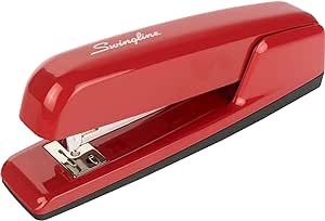 Swingline Stapler, 30 Sheet Capacity, 747 Business Stapler, Jam Free, Metal, Rio Red (74736) Red Sheets, Staple Remover, Staplers, Styled Desktop, Office Supply Organization, Ink Toner, Restaurant Supplies, For Desktop, Sheet Of Paper