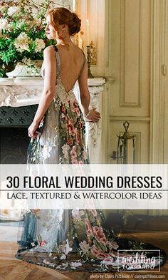 Alternative Wedding Dresses Color, Colored Bridal Gowns, Color Floral Wedding Dress, Wedding Dress Colorful Embroidery, Amazing Dresses Gowns, Multi Colored Wedding Dresses, Floral Wedding Dress Colored Embroidered, Adventure Wedding Dress, Boho Floral Wedding Dress