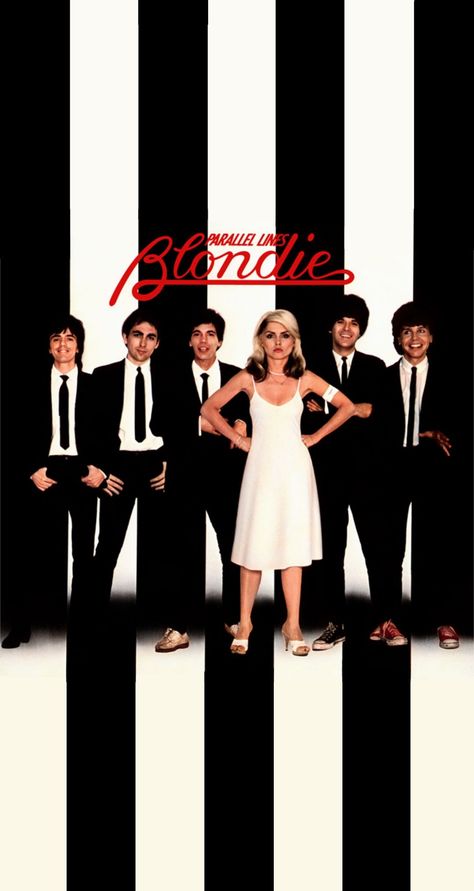 Parallel Lines - Blondie Wallpaper Parallel Lines Blondie, Blondie Album Covers, 80s Album Covers Wallpaper, Call Me Blondie Poster, Blondie Band Poster, Blondie Band Aesthetic, Debbie Harry Wallpaper, Blondie Aesthetics, Blondie Wallpapers