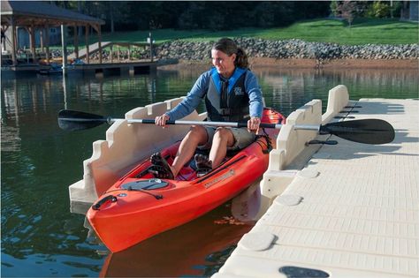 Kayak Launch, Canoe Storage, Kayak Storage, Kayak Boats, Floating Dock, Kayak Camping, Boat Lift, Kayak Accessories, Camping Destinations