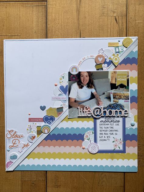 Clean And Simple Scrapbook Layouts, Simple Scrapbook Ideas For Beginners, Family Scrapbook Layouts, Scrapbook Planning, Scrapbook Design Layout, Beautiful Scrapbook Layouts, Project Life Scrapbook, Heritage Scrapbooking, 12x12 Scrapbook Layouts