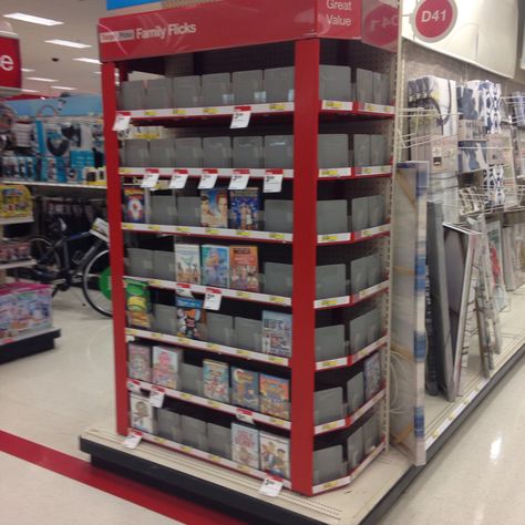 DVD Collection- Inside Target. Looks like someone is not filling their Merchandise! Target Nostalgia, Nostalgiacore Aesthetic, Childhood Nostalgia 2000s, Old Aesthetic, Vhs Aesthetic, Nostalgia 2000s, Dream Core, Dvd Collection, Aesthetic Places