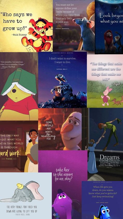 #disney #quotes Disney Quotes For School, Disney Movie Quotes Aesthetic, Disney Quote Aesthetic, Relatable Disney Quotes, Good Quotes From Movies, Disney Motivational Wallpaper, Disney Princess Quotes Wallpaper, Disney Wallpaper With Quotes, Disney Character Quotes Inspirational