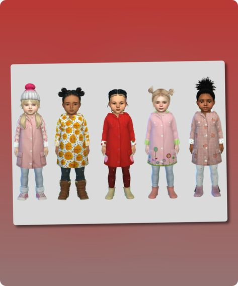 Sims 4 Clothing CC: Raincoat Jacket Girls Toddler By Mclaynesims Sims4 Cc Kids Clothing, Mod Jacket, Sims 4 Cc Download, Raincoat Jacket, Toddler Tops, Best Sims, Family Fashion, Sims 4 Clothing, Beautiful Boots