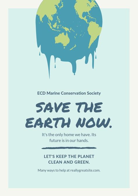 Environmental Posters, Digital Advertising Design, Earth Illustration, Clever Advertising, Save Our Earth, Word Poster, High School Advice, Save The Earth, Slang Words