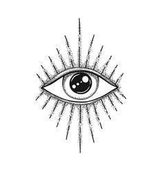 18 Spiritual Protection Symbols & Meanings Of Their Powers Eyes Of The World Tattoo, Spiritual Eye Drawing, Magic Eye Tattoo, Mystic Eye Drawing, Eye Design Tattoo, Spiritual Eye Tattoo, One Eye Tattoo, Eyes Tatoos, Eye Of Providence Tattoo