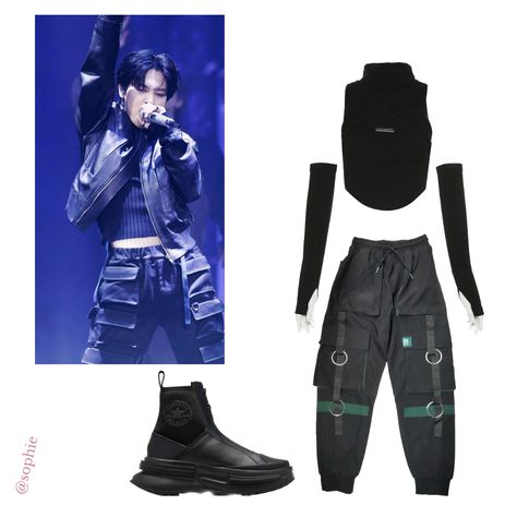 Jimin Style Outfit, Jimin Crop Top, Jimin Outfit Inspired, Kpop Outfits Inspiration Korean Style, Jimin Inspired Outfits, Jimin Outfits, Jimin Outfit, Jimin Set Me Free, Plain Crop Tops