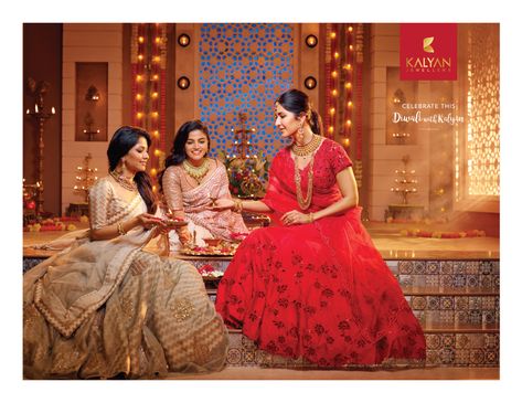 Kalyan Jewellers - Diwali Campaign | Behance Diwali Campaign, Diwali Jewellery, Jewellery Fashion Shoot, Happy Diwali Wallpapers, Diwali Wallpaper, Wedding Background Wallpaper, Diwali Lights, Campaign Photography, Family Images