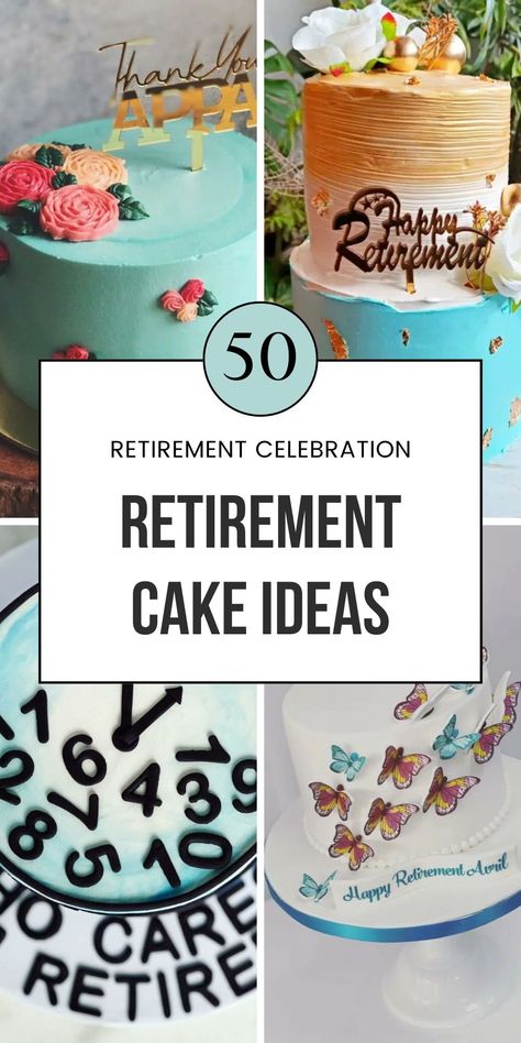 Make a mom’s retirement party extra special with beautiful cake ideas! These cakes feature pastel colors, floral decorations, and elegant fondant touches perfect for women and teachers. From funny themes to heartfelt designs, these cakes will make the day unforgettable. Save this pin to your Retirement Party Cakes board and explore more designs in the article! Retirement Cakes Ideas For Women Funny, Elegant Retirement Party Ideas, Retirement Cakes For Men, Funny Retirement Cakes, Pastel Cake Ideas, Retirement Cakes Ideas For Women, Beach Retirement Party, Retirement Party Ideas Decorations, Retirement Party Decorations For Women