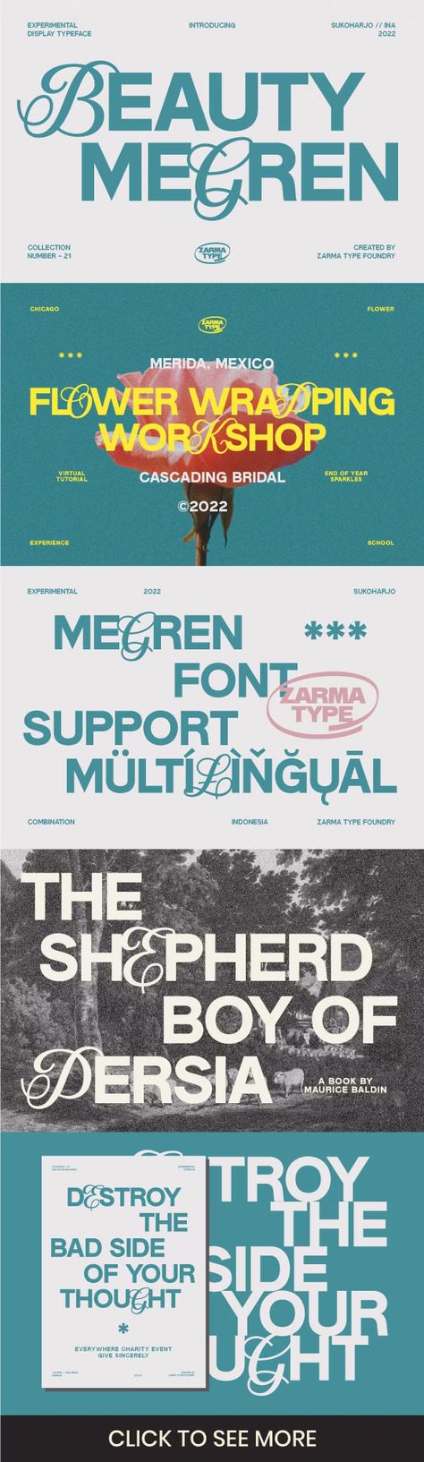 Megren by ZarmaType | GraphicRiver Top Free Fonts, Sans Serif Typography, Font Guide, Create Quotes, Groovy Font, Type Inspiration, Font Duo, Modern Script Font, Popular Fonts