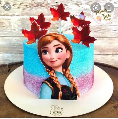 Anna Frozen Cake, Frozen Themed Birthday Cake, Bolo Frozen, Frozen Cake, Anna Frozen, Frozen Party, Frozen 2, Themed Cakes, Frozen