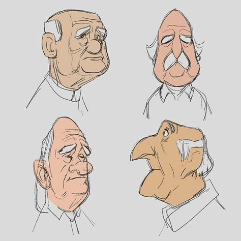 Old Man Character Design, Character Design Portrait, Man Character Design, King Crown Drawing, Pixar Character Design, Design Portrait, Illustration Art Kids, Man Illustration, Character Design Sketches