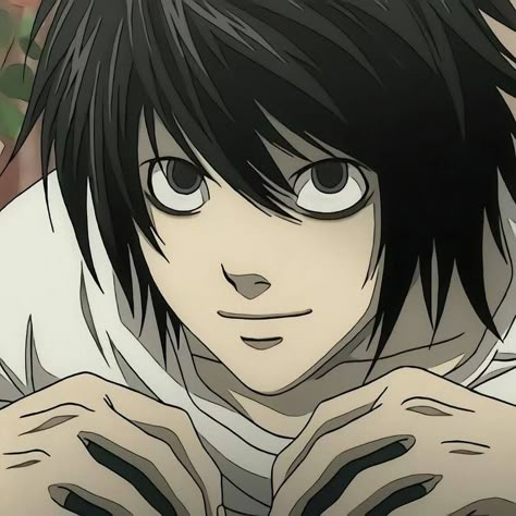 L Ryuzaki, L Icon, L Lawliet, Cute Profile Pictures, Emo Boys, Cutie Patootie, Dark Circles, Otaku Anime, Studio Ghibli