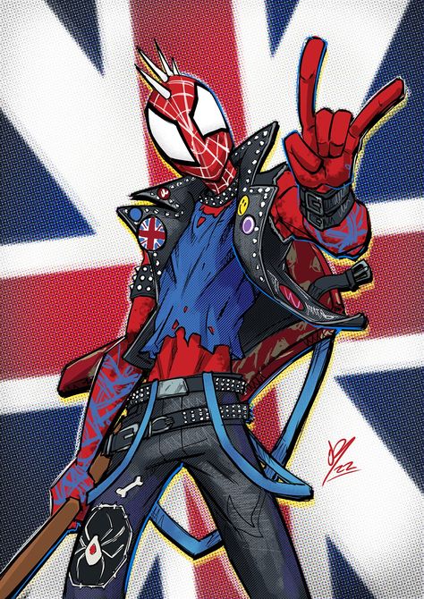 Across The Spider Verse Characters, Spiderman Spiderpunk, Smash Characters, Spiderman Aesthetic, Daniel Kaluuya, Punk Drawing, Spiderverse Spiderman, All Spiderman, Hobie Brown