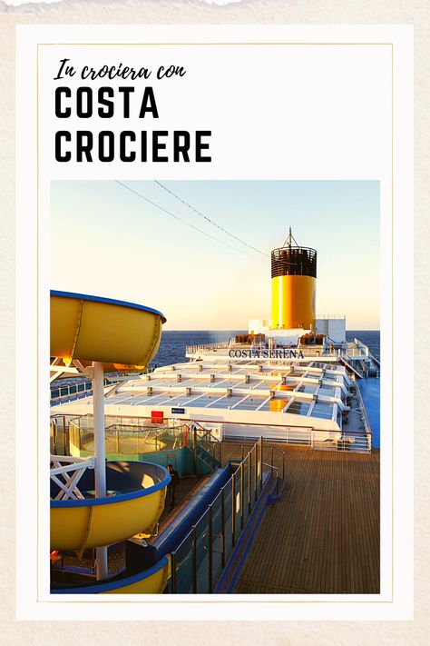 Alla scoperta dei grandi colossi del mare: le navi da crociera. Vi presento Costa Crociere! #crociera #costacrociere #mare #navedacrociera #navigazione Jbl Speaker